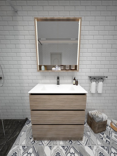 Colección Ballota - Mueble Serena - Color Roble Nebraska Gris